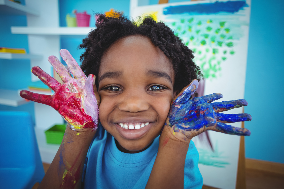 children enjoy the painting and craft programs and classes