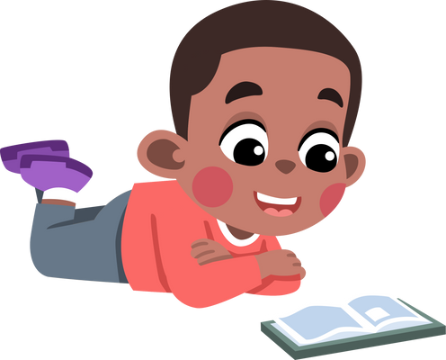 Kid Reading a Book